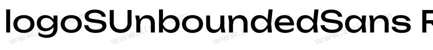 logoSUnboundedSans R字体转换